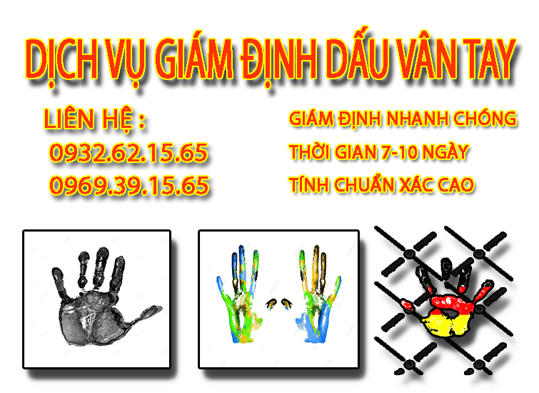 Dịch vụ giám định vân tay chất lượng tại Long An 1